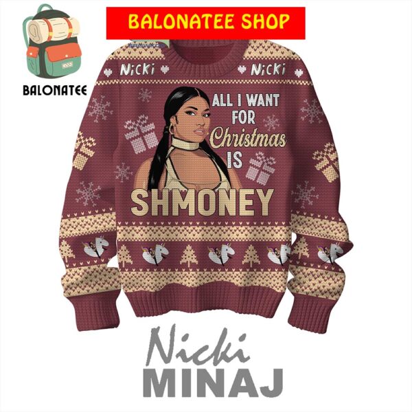 Nicki Minaj ShMoney Christmas Ugly Sweater