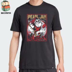 Pearl Jam Dark Matter World Tour 2024 Event Poster Art By Rhys Cooper At Marvel Stadium Melbourne On November 18th 2024 Classic T-Shirt