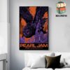 Pearl Jam Dark Matter World Tour 2024 Event Poster By Tomasz Majewski At Engie Stadium Sydney AU On November 23rd 2024 Wall Decor Poster Canvas