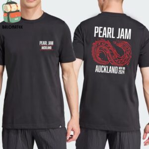 Pearl Jam Dark Matter World Tour 2024 Event Tee At Go Media Stadium MT Smart Auckland NZ On November 8th 2024 Two Sides Classic T-Shirt