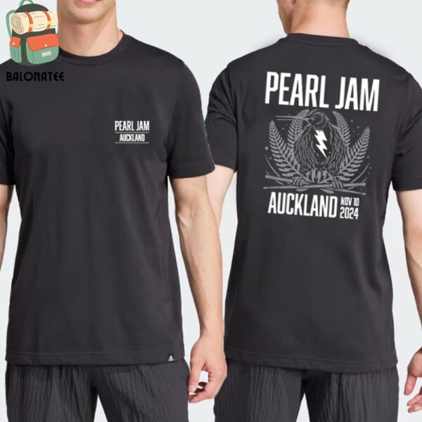 Pearl Jam Dark Matter World Tour 2024 Event Tee At Go Media Stadium Smart Auckland New Zealand On Nov 10th 2024 Two Sides Classic T-Shirt