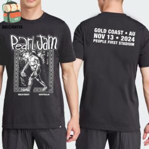 Pearl Jam Dark Matter World Tour 2024 Yowie Tee At People First Stadium Gold Coast Queensland AU On November 13th 2024 Two Sides Classic T-Shirt