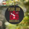 Pearl Jam Dark Matter World Tour 2024 At Go Media Stadium MT Smart Auckland NZ On November 8th 2024 Holiday Christmas Gift Ornament