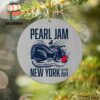 Pearl Jam Dark Matter World Tour 2024 At Ruoff Music Center Indianapolis Indiana On August 26th 2024 Holiday Christmas Gift Ornament