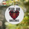 Pearl Jam Dark Matter World Tour 2024 At Go Media Stadium Smart Auckland New Zealand On Nov 10th 2024 Holiday Christmas Gift Ornament