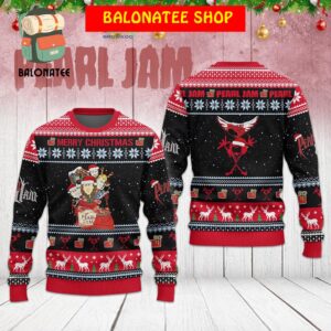 Pearl Jam Snow Merry Christmas Uglt Sweater