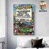 Punk In The Park Festival San Diego,CA Thrive Park At Snapdragon Stadium On November 16th 2024 Wall Decor Poster Canvas