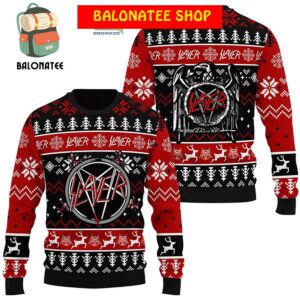 Slayer American Thrash Metal Band Christmas Holidays King  Hanneman Lombardo Araya Ugly Sweaters