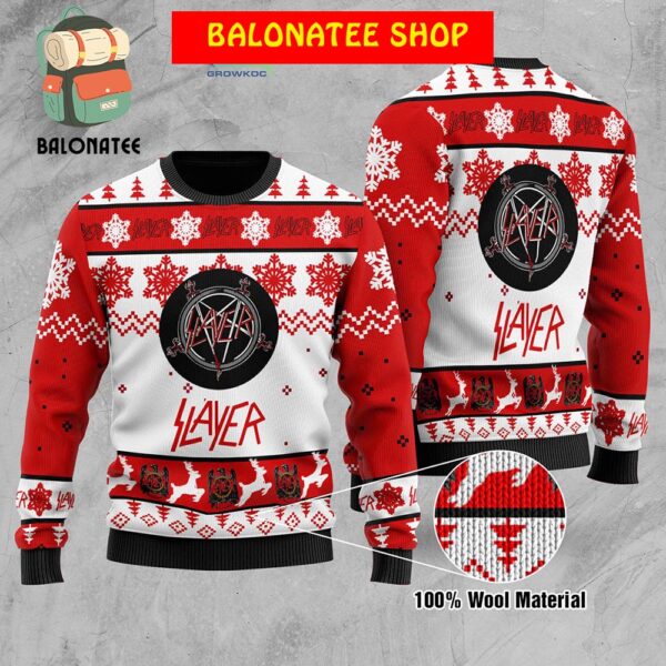 Slayer Snow Merry Christmas Ugly Sweater