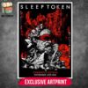 Sleep Token Exclusive Artprint Hamburg Ritual On November 21st 2024  Merchandise Wall Decor Poster Canvas