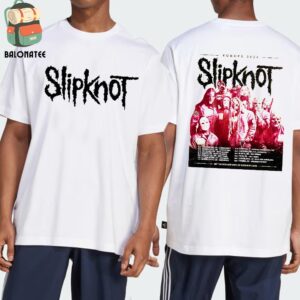 Slipknot Offcial Poster Europe Tour 2024 Dates And Places List Two Sides Classic T-Shirt