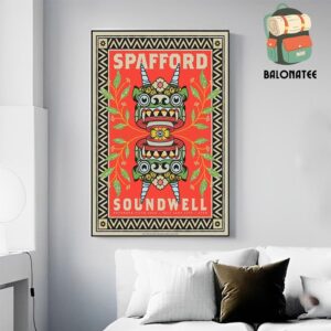 Spafford Event Poster At Soundwell Salt Lake City Utah On November 5th 2024 Wall Decor Poster Canvas