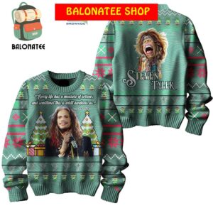 Steven Tyler Aerosmith Christmas Ugly Sweater