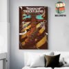 Tedeschi Trucks Band Event Poster At Martin Marietta Center Performing Arts NC On November 7th 2024 Wall Decor Poster Canvas