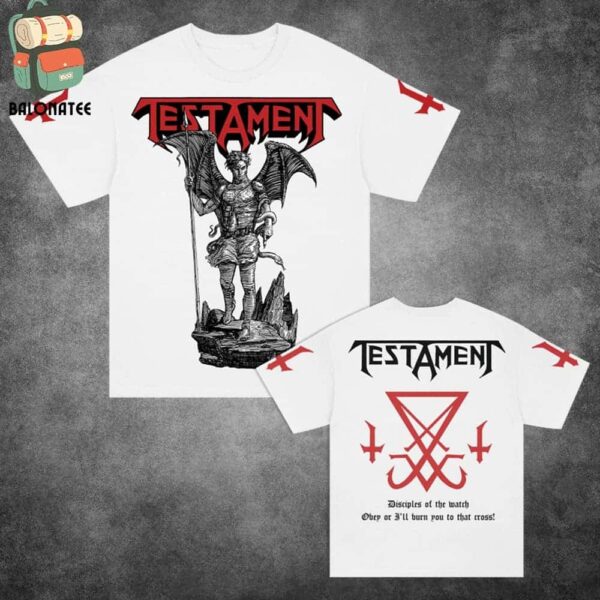 Testament Lucifer White Tee Merchandise Limited Classic T-Shirt