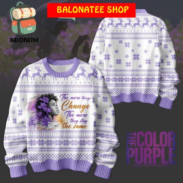 The Color Purple The More Things Change Ugly Sweater