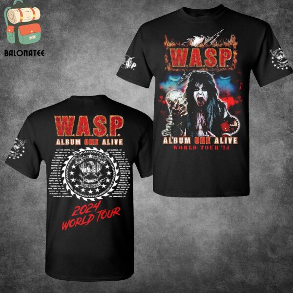 W.A.S.P Blackie Album One Alive Black Mens Tee Merch Limited Classic T-Shirt