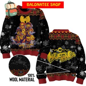 Wu Tang Clan Band Christmas Light Ugly Sweater