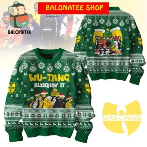 Wu-Tang Clan Sleighin’ It Christmas Ugly Sweater