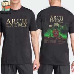 Arch Enemy North American Blood Dynasty 2025 Tour Dates And Places List Two Sides Classic T-Shirt