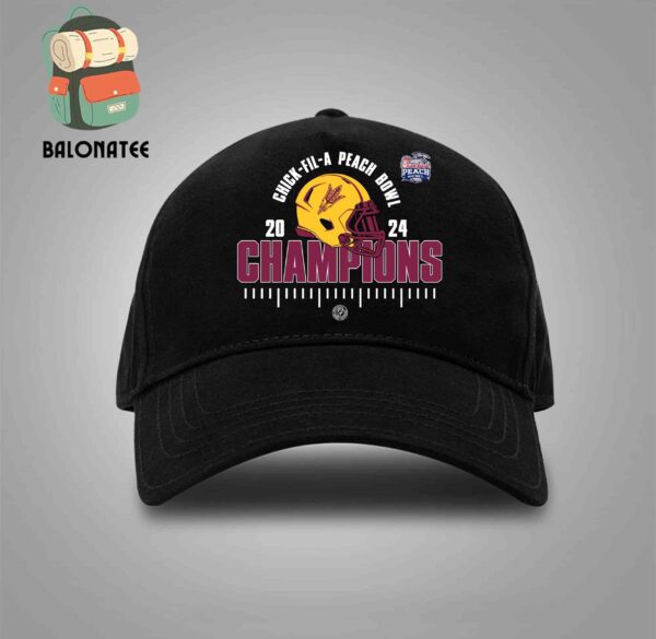 Arizona State Sun Devils Is The 2024 Chick-Fil-A Peach Bowl Champions Quaterfinal College Football Playoff Snapback Classic Hat Cap