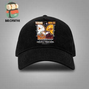 Arizona State Sun Devils Vs Texas Longhorns 2025 CFP Quarterfinal At The Chick-Fil-A Peach Bowl Head To Head Helmet Snapback Classic Hat Cap