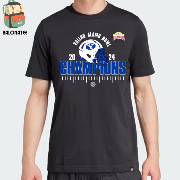 BYU Cougars Is The 2024 Valero Alamo Bowl Champions NCAA Football Division I Classic T-Shirt