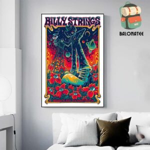 Billy Strings Event Poster At Bok Center Tulsa OK On December 10th 2024 Wall Decor Poster Canvas