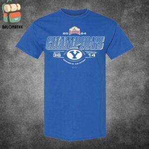 Byu Cougars 2024 Valero Alamo Bowl Champions Result Royal Tee Merchandise Limited Classic T-Shirt