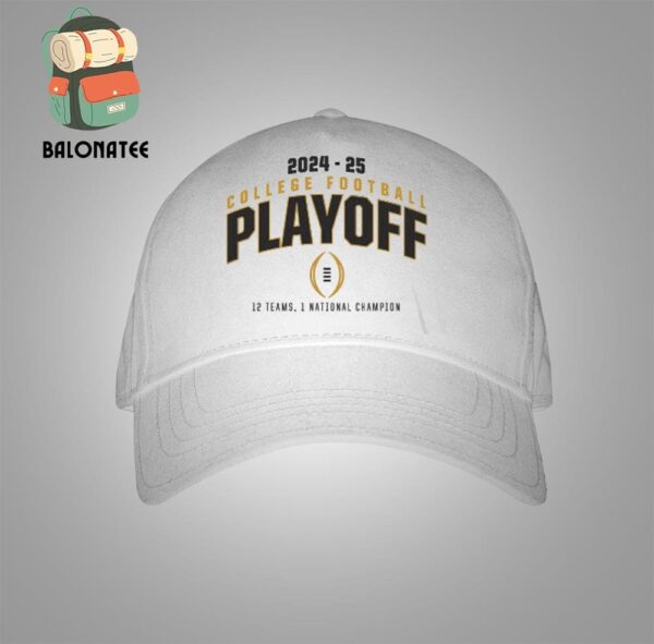 College Football Playoff 2025 12 Teams Playoff 1 National Champion Merch Limited Snapback Classic Hat Cap