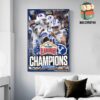 Missouri Tigers Is The Best Black And Gold Team In The West And 2024 Music City Bowl Champions Wall Decor Poster Canvas