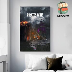 Congrats To Ecu Priates With The 2024 Military Bowl Champions Wall Decor Poster Canvas