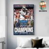 Congrats To USC Trojans Football With 2024 Las Vegas Bowl Champions Wall Decor Poster Canvas