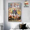 Congrats To Navy Midshipmen Football With 2024 Armed Forces Bowl Champions Wall Decor Poster Canvas