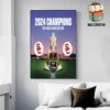 Congrats To Vanderbilt Commodores With 2024 Birmingham Bowl Champions Wall Decor Poster Canvas