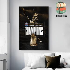 Congrats To Vanderbilt Commodores With 2024 Birmingham Bowl Champions Wall Decor Poster Canvas