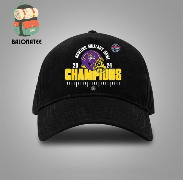 ECU Priates Is The 2024 Go Bowling Military Bowl Champions NCAA Football Division I Snapback Classic Hat Cap