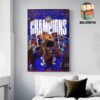 Jackson State Tigers Is Cricket Celebration Bowl Champions 2024 HBCU National Champions Wall Decor Poster Canvas