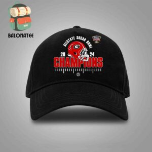 Georgia Bulldogs Is The 2024 Allstate Sugar Bowl Champions Quaterfinal College Football Playoff Snapback Classic Hat Cap