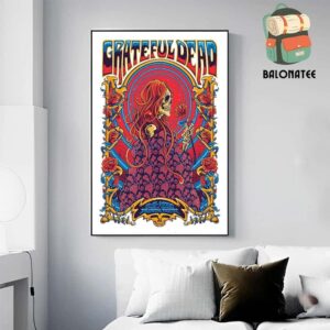 Grateful Dead Poster Celebrate 1970 Show For Carly Show At The Capitol Theatre On November 6th 1970 Wall Decor Poster Canvas