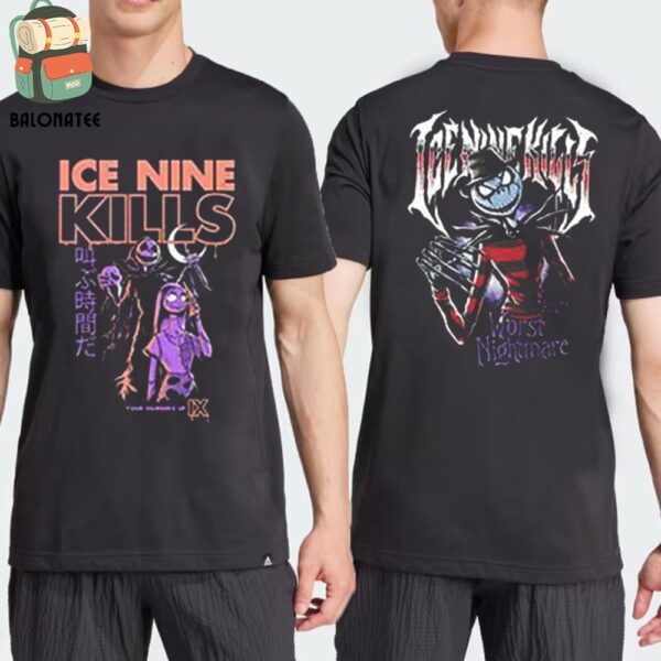 Ice Nine Kills Nightmare On The Ninth Before Christmas Collection Your Worst Nightmare Tee Merch Limited Two Sides Classic T-Shirt