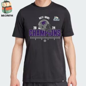 Kansas State Wildcats Is The Rate Bowl 2024 Champions College Football 2024-2025 Helmet Classic T-Shirt