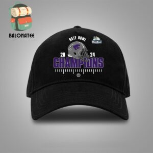 Kansas State Wildcats Is The Rate Bowl 2024 Champions College Football 2024-2025 Helmet Snapback Classic Hat Cap