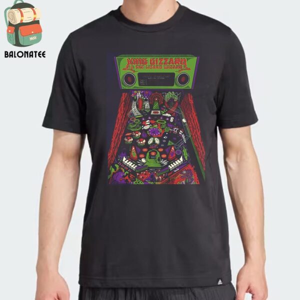 King Gizzard And The Lizard Wizard Event Artwork Poster At The Red Rocks Morrsion CO On 2023 Classic T-Shirt