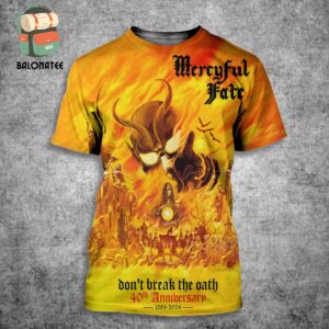 Mercyful Fate Don’t Break The Oath 40th Anniversary Collage Poster Merch Limited All Over Print Shirt