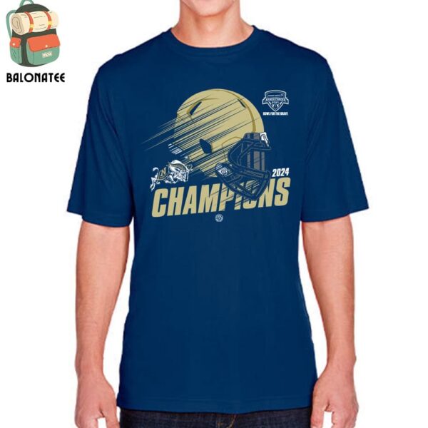 Navy Midshipmen Football 2024 Armed Forces Bowl Champions Helmet College Football Season 2024-2025 Classic T-Shirt