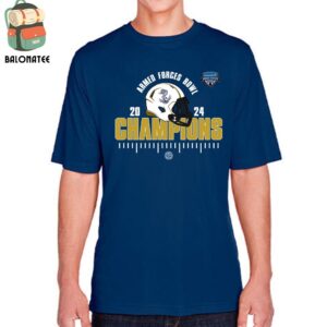 Navy Midshipmen Football 2024 Armed Forces Bowl Champions Helmet NCAA Football Season 2024-2025 Classic T-Shirt