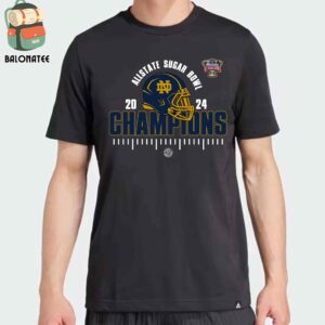 Notre Dame Fighting Irish Is The 2024 Allstate Sugar Bowl Champions Quaterfinal College Football Playoff Classic T-Shirt