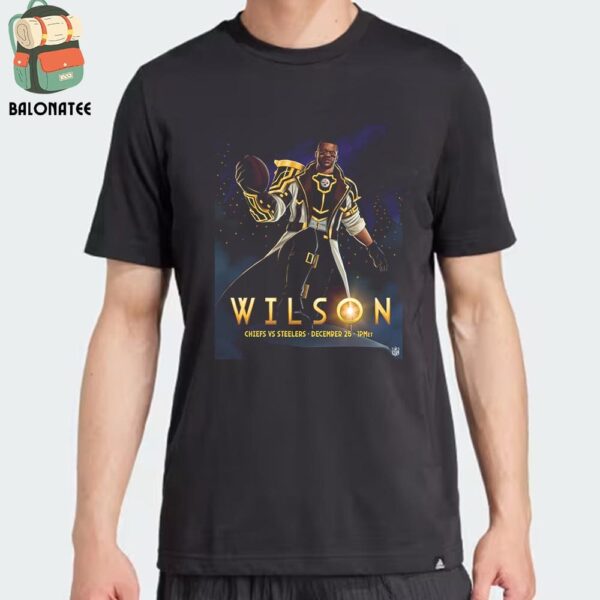 Russell Wilson x Caitlyn Artwork NFL Collab Arcane League Of Legends For The Christmas Match Chiefs Versus Steelers On December 25th 2024 Classic T-Shirt