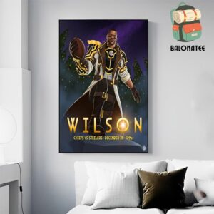 Russell Wilson x Caitlyn Artwork NFL Collab Arcane League Of Legends For The Christmas Match Chiefs Versus Steelers On December 25th 2024 Wall Decor Poster Canvas